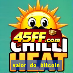 valor do bitcoin em 2020